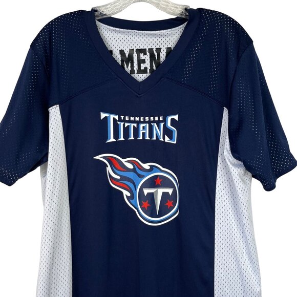 NFL Tennessee Titans Reversible Mesh Flag Football Jersey Mens Medium - Picture 5 of 14